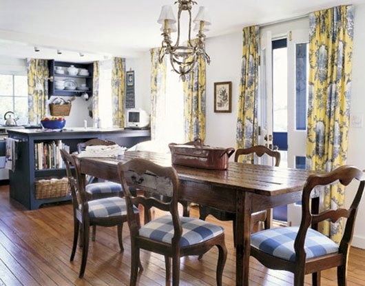 French Country Style Dining Room Decorating Ideas
