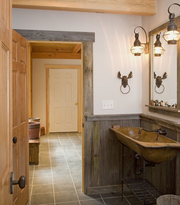 Phòng tắm mang đặc trưng phong cách đồng quê - Thiết kế - Phòng tắm