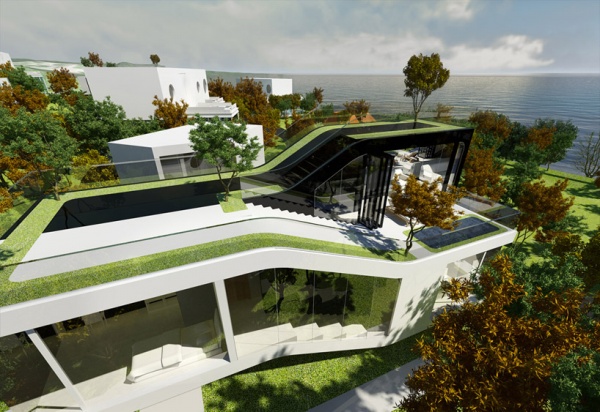 Cocoon House: The Futuristic Codominium in Jeju Island, Korea - Decoration - Design - Interior Design - Ideas - Furniture - Dream Home - Jeju Island - Korea - Planning Korea - Cocoon House