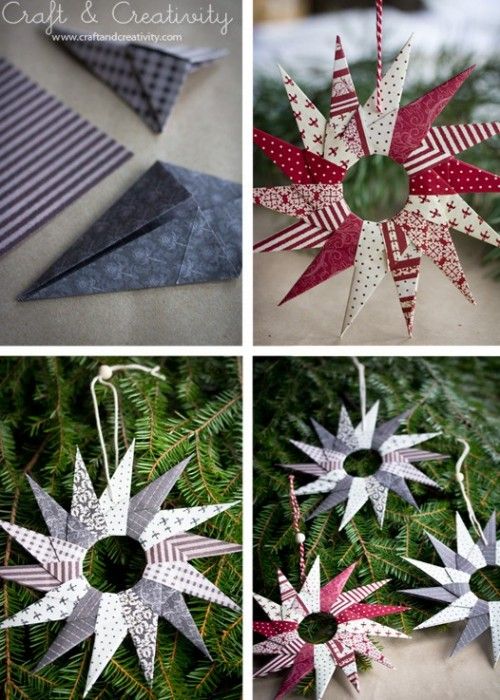 Đồ trang trí noel cực cute với nghệ thuật xếp giấy origami - Trang trí - Lễ Giáng Sinh - Ý tưởng - Đồ trang trí