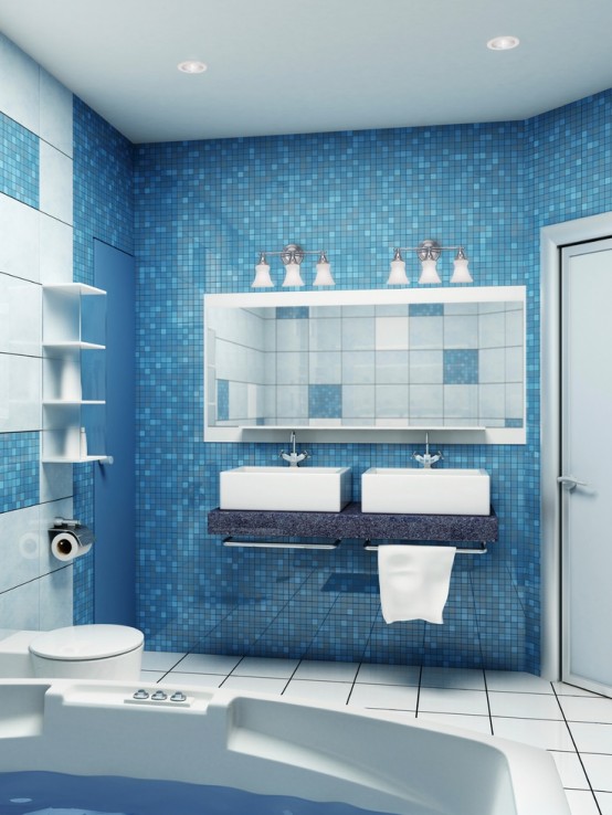 Sea Inspired Decorating Ideas for Bathroom. - Decorating - Bathroom - Ideas