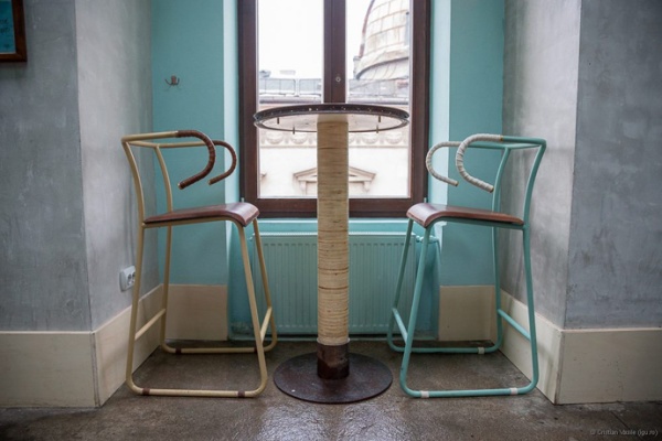 The Coolest Bar Recycled Lots of Bicycles - Bicycle Bar - Design - Commercial Design - Design News