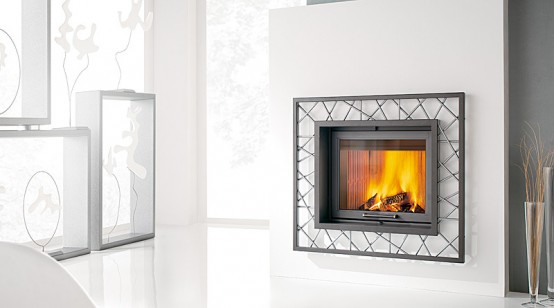 For a Warm Living Room with Special Design of Fire Place - Fire Place