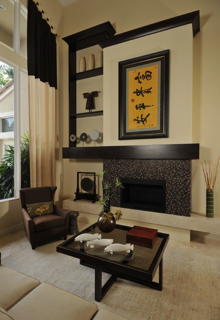 Bình yên trong phòng khách mang phong cách Á Đông - Thiết kế - Phòng khách - Trang trí - Xu hướng