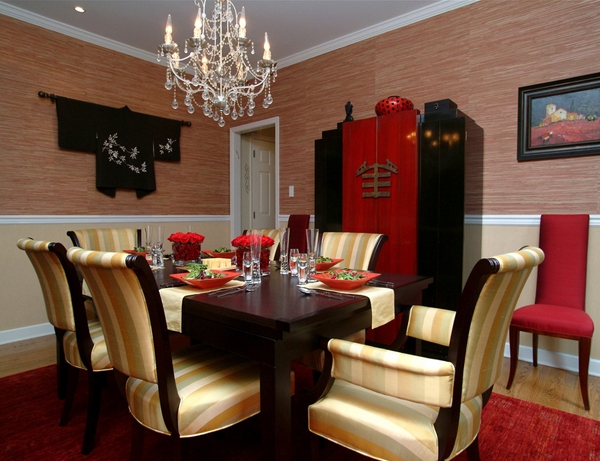 Phòng ăn theo ccđẹp và thanh lịch - Trang trí - Ý tưởng - Nội thất - Thiết kế - Xu hướng - Phòng ăn - phong cách Á Đông