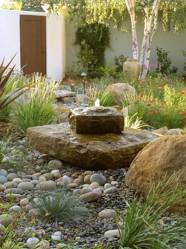 Thiết kế tiểu cảnh đá và nước cho vườn thêm đẹp - Trang trí - Ý tưởng - Thiết kế đẹp - Mẹo và Sáng Kiến - Xu hướng - Vườn