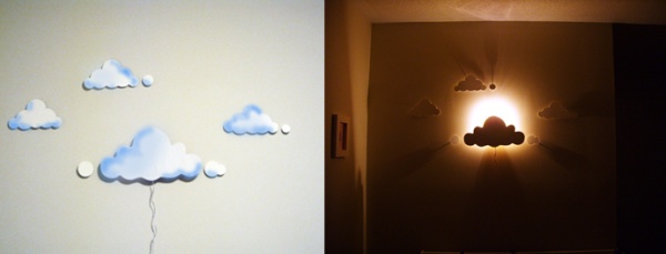 Lovely DIY Clouds Night Light - DIY - Clouds Night Light - Decoration - Design