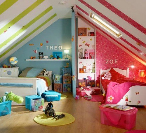 Những căn phòng dành cho bé đáng yêu