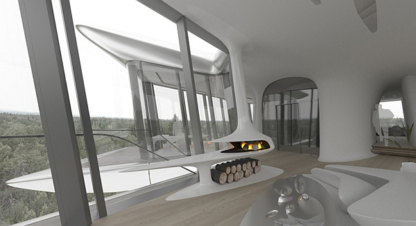 Russian Billionaire Builds a Uber-cool Futuristic Spaceship Home For Supermodel Naomi Campbell - Naomi Campbell - Dream Home - Design - Interior Design - Design News - Spaceship House