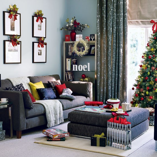 10 Christmas living room decorating ideas - ไอเดีย - ห้องนั่งเล่น - Christmas
