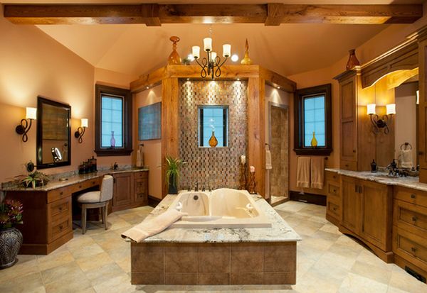 Lãng mạn với bồn tắm đôi - Trang trí - Ý tưởng - Nội thất - Thiết kế - Thiết kế đẹp - Xu hướng - Phòng tắm - Bồn tắm đôi