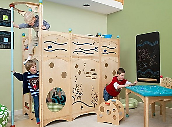 Giường đa năng cho trẻ thoả sức vui đùa - Trang trí - Nội thất - Phòng ngủ - Phòng trẻ em - Thiết kế đẹp - Ý tưởng