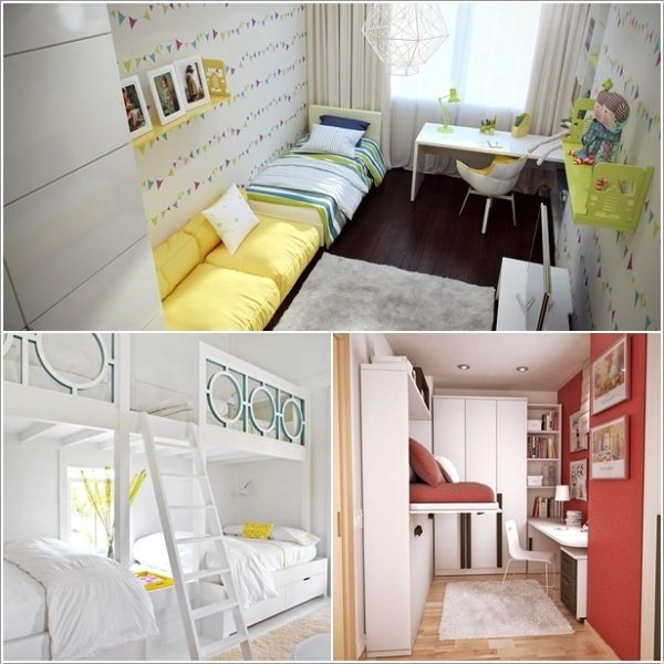 Thiết kế hay cho phòng trẻ em nhỏ hẹp