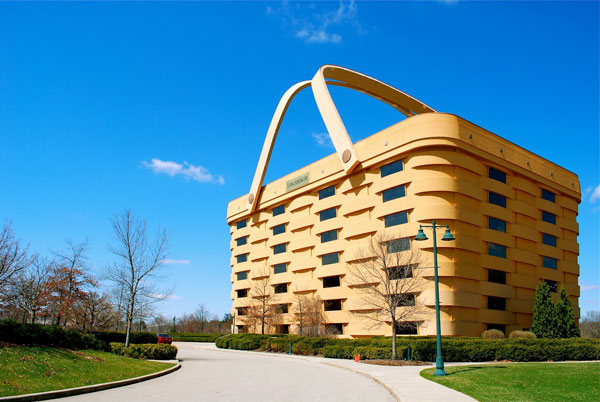 ออฟฟิศสุดเก๋ "ตึกตะกร้ายักษ์" ของ ลองก้าเบอร์เกอร์ - เทรนด์การออกแบบ - ตึกตะกร้ายักษ์ - ตึกรูปตะกร้า - ลองก้าเบอร์เกอร์ - รัฐโอไฮโอ - ตึกแปลกดีไซน์เก๋