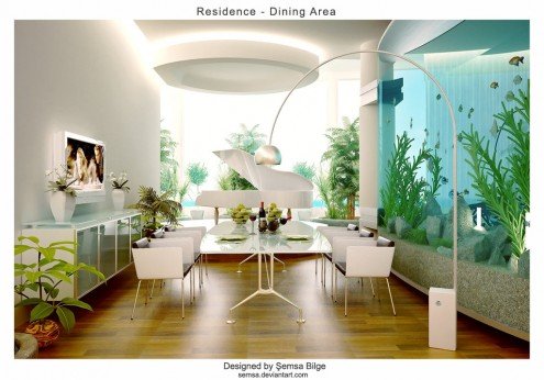 Những phòng ăn đẹp lạ & sang trọng do Diego Reales thiết kế