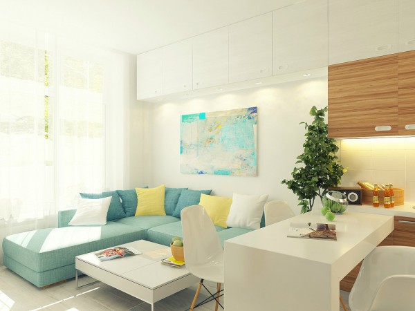 Anton Grishin thiết kế căn hộ đáng yêu chỉ với 29 mét vuông - Anton Grishin - Trang trí - Ý tưởng - Nội thất - Mẹo và Sáng Kiến - Thiết kế đẹp - Nhà đẹp