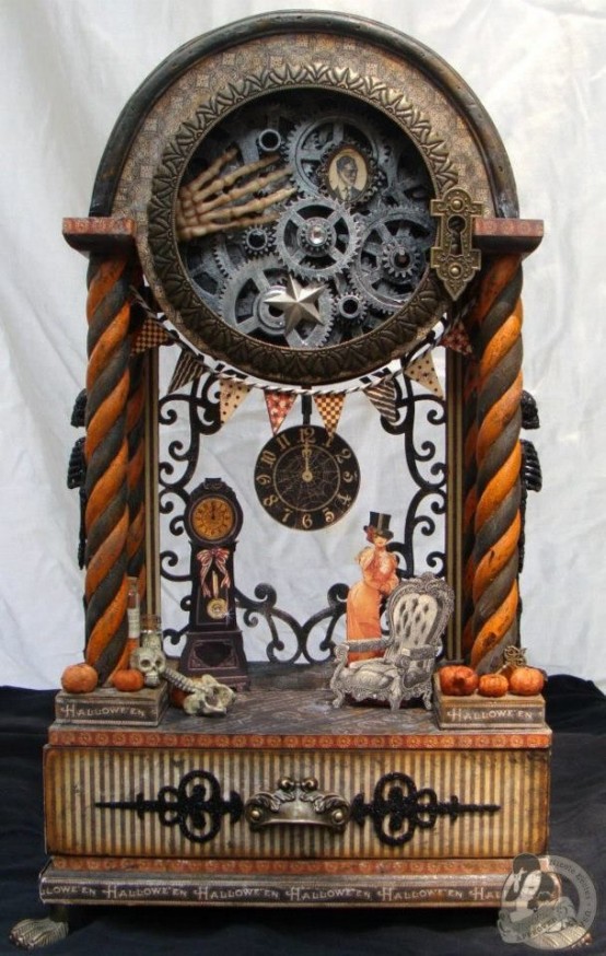 Unique Halloween Decorating Ideas with Steampunk Style - Decoration - Halloween - Ideas - Photo - Design Trend