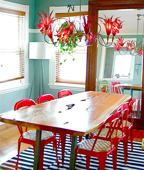 Ngôi nhà bừng sáng với phòng ăn sắc màu - Thiết kế - Phòng ăn