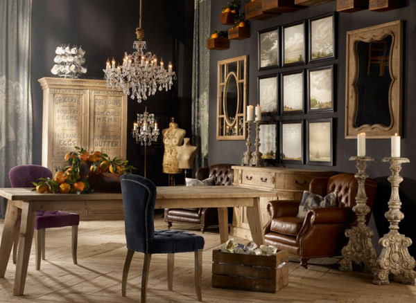 Sophisticated and Creative Eclectic-Vintage Room Designs by Timothy Oulton - Design - Interior Design - Design News - Photos