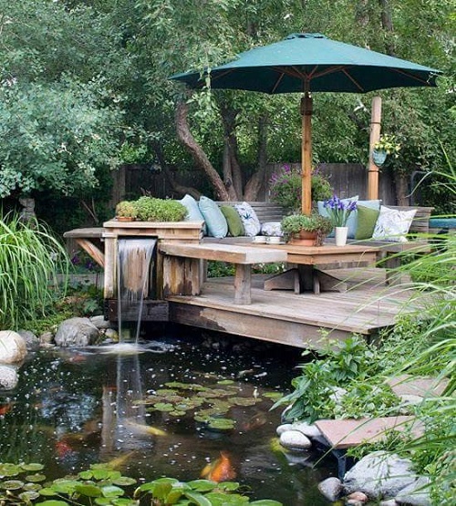 สวนน้ำ สวนน้ำตกสวยๆ ในบ้าน ไอเดียเพิ่มโซนสีเขียวในบ้าน - ตกแต่งบ้าน - ไอเดีย - ออกแบบ - ของแต่งบ้าน - จัดสวน - สวนสวย - การออกแบบ - ไอเดียแต่งบ้าน - ไอเดียเก๋
