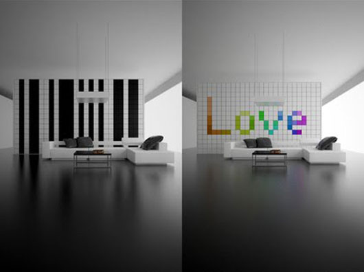 Modern Wall System Design that can be Rotated – Change It! - Wall - Design