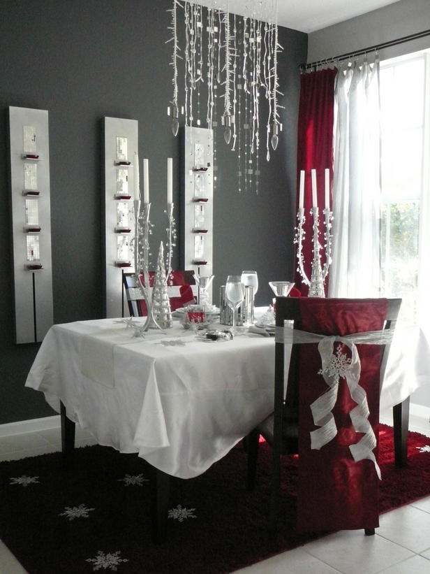 Glamorous Christmas Table Settings - Decoration
