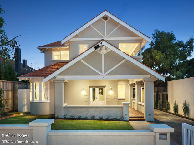 แบบบ้านสองชั้น 4 ห้องนอน ห้องน้ำ สวยงาม ลงตัว!!