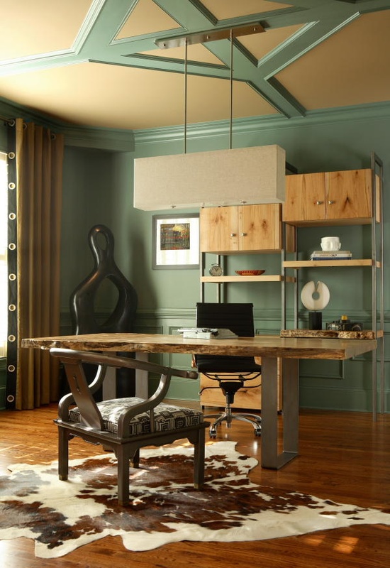 Dramatic Masculine Home Office Design Ideas For Men - Ideas - Design - Home Office