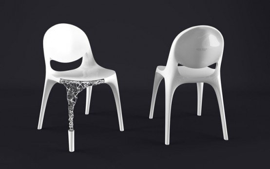 B1 Chair: Chiếc ghế làm từ xương người của Yanik Balzer và Willem Rabe