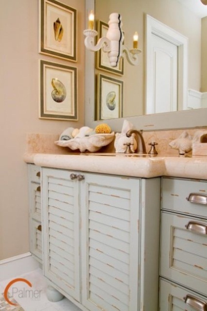 Sea Inspired Decorating Ideas for Bathroom. - Decorating - Bathroom - Ideas