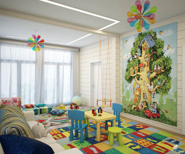 แบบแต่งห้องเด็ก เติมความสดใส เพื่อหนูน้อยจอมซน! - แต่งห้องเด็ก - ห้องเด็กเล่น - แบบห้องเด็ก - ไอเดียแต่งห้องเด็ก - จัดห้องให้ลูก