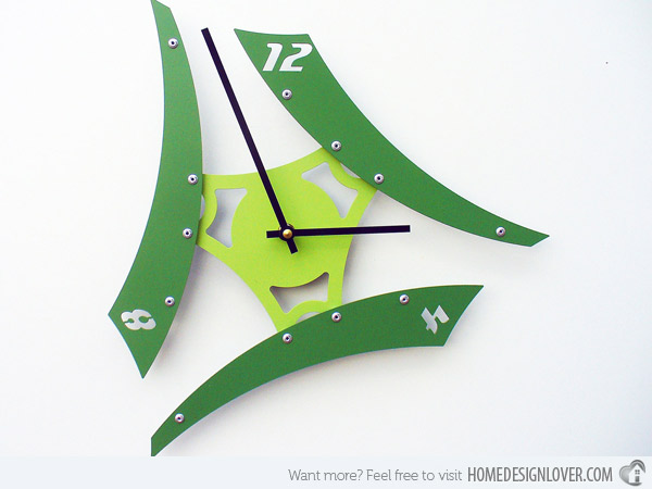 15 Modern Wall Clock Designs Good for Wall Decor - นาฬิกาสไตล์โมเดิร์น - สไตล์โมเดิร์น - นาฬิกา - ของแต่งบ้าน