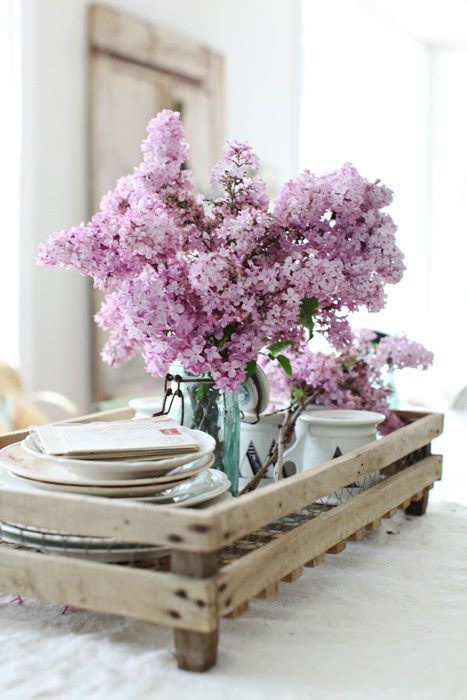 Trang trí nhà đơn giản với hoa lilac - Đồ trang trí - Tử đinh hương