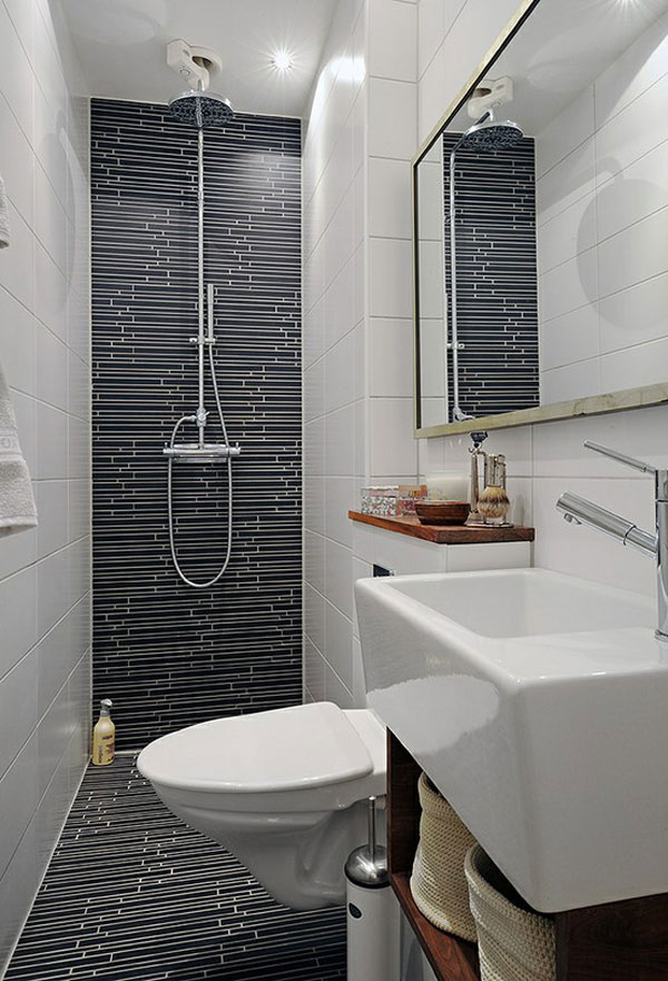 Glamourous Ideas for Small Bathroom Designs - Decoration - Interior Design - Design - Furniture - Ideas - Bathroom - Small Space