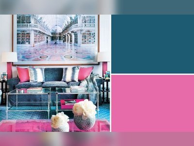 Kék és rózsaszín témájú lakásdekorációk [FOTÓ]