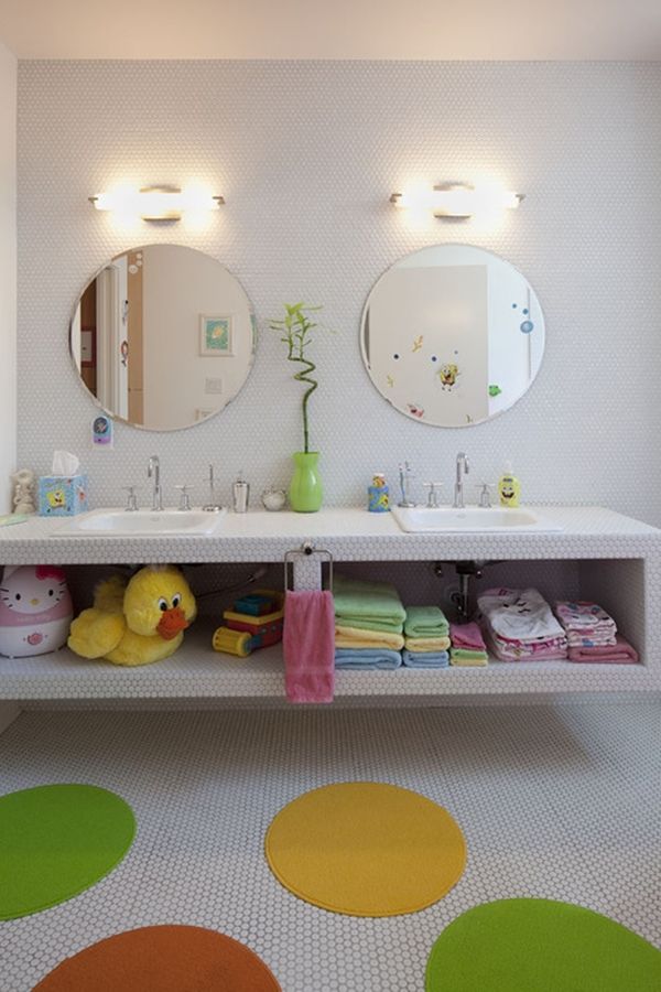 Phòng tắm vui tươi sinh động cho các bé - Trang trí - Ý tưởng - Phòng trẻ em - Phòng tắm
