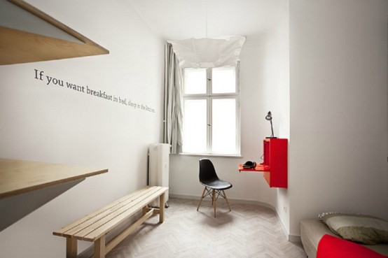 A nice example of a fresh and stylish minimalist space - Apartment - Design