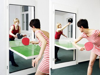 Ping Pong From A Doorway