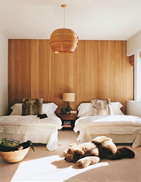 Friendly to Nature with Wooden Walls - Decoration - Furniture