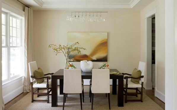 Phòng ăn thanh lịch mang gam màu beige - Thiết kế - Phòng ăn