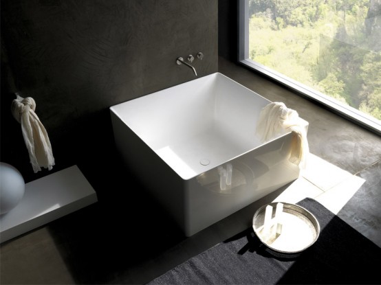 Minimalist bathtub design from Colacril - Colacril - bathtub