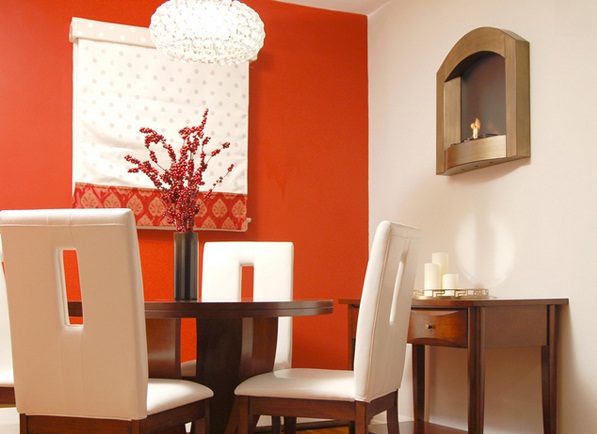 Trang trí sắc đỏ vào phòng ăn - Thiết kế - Ý tưởng - Phòng ăn