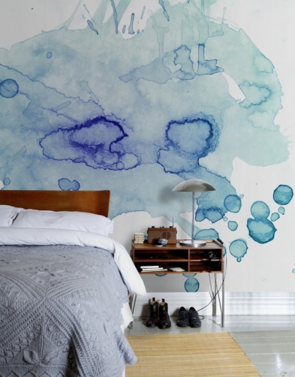 Bức tường nghệ thuật hơn với màu nước - Trang trí tường - Trang trí - Xu hướng