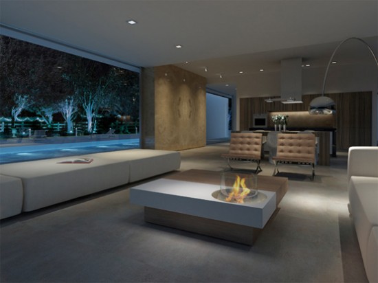 Innovative Coffee Tables with Built-in Fireplace by Planika Fires - Decoration - Design - Interior Design - Ideas - Furniture - Coffee Tables - Fireplaces - Planika Fires