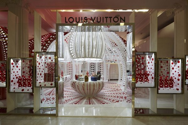 การตกแต่งร้าน Louis Vuitton ที่ Londonแบบใหม่