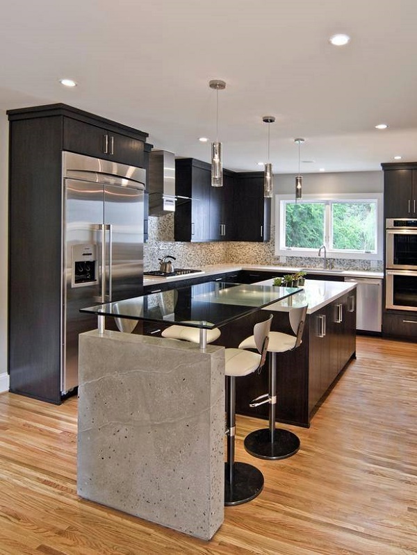 Stunning Dark Cabinet Kitchen Designs - ห้องครัว - ออกแบบ - ไอเดีย - ตกแต่ง - การออกแบบ - สี - สีสัน