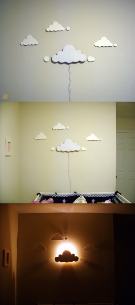 Lovely DIY Clouds Night Light - DIY - Clouds Night Light - Decoration - Design