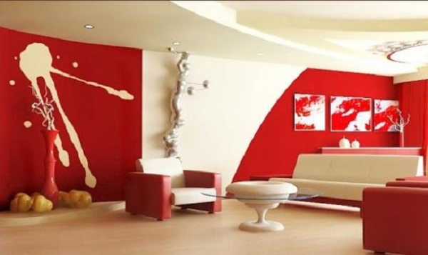 Những căn phòng khách mang sắc đỏ đam mê - Trang trí - Ý tưởng - Nội thất - Thiết kế đẹp - Phòng khách - Màu đỏ