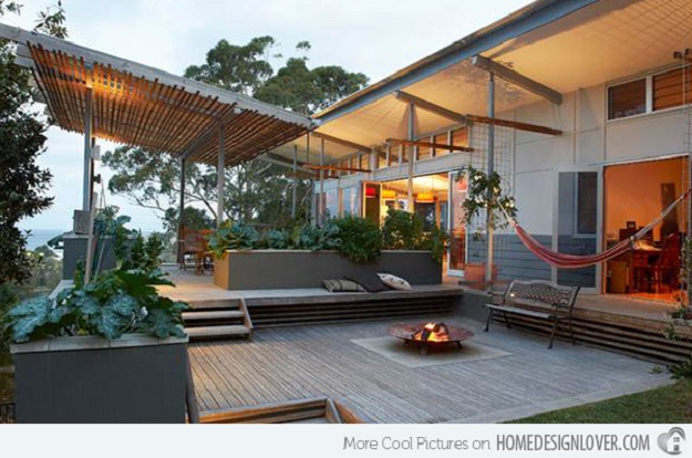 15 Ideas for Gray Wooden Decks - ระเบียงสีเทา - มุมนั่งเล่น - การแต่งบ้าน - ตกแต่ง - เฟอนิเจอร์ - เทรนด์การออกแบบ