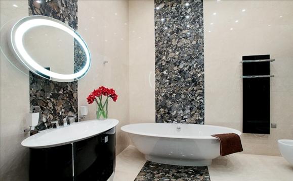 Extremely Glamorous Apartment Design in Black and Red Tones at Moscow - Apartment - Black and red - Design